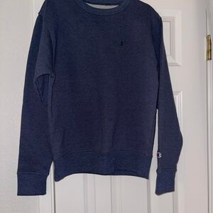 Champion Women's or mens Navy and Blue Sweatshirt size small